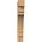 Ekena Millwork Merced Block Rough Sawn Bracket, Western Red Cedar, 6"W x 30"D x 42"H BKT06X30X42MRC05RWR - alternate 4